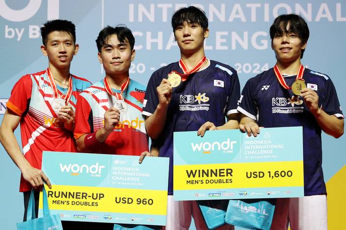 Raymond Indra/Patra Harapan Rindorindo & Ki Dong Ju/Kim Jae Hyeon (Humas PP PBSI) Raymond Indra/Patra Harapan Rindorindo & Ki Dong Ju/Kim Jae Hyeon (Humas PP PBSI)