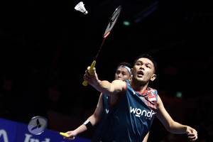 Fajar Alfian/Muhammad Rian Ardianto (Djarum Badminton/Edward Luhukay)