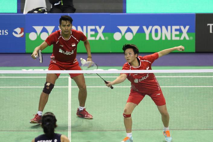 Tontowi Ahmad/Liliyana Natsir Saat Berlaga di French Open 2017. (Foto: PBSI) Tontowi Ahmad/Liliyana Natsir Saat Berlaga di French Open 2017. (Foto: PBSI)
