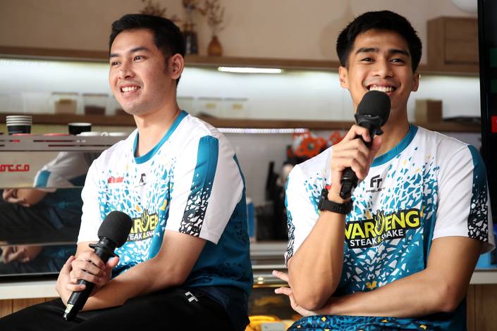 Reza Pahlevi Isfahani & Sabar Karyaman Gutama (Djarum Badminton) Reza Pahlevi Isfahani & Sabar Karyaman Gutama (Djarum Badminton)