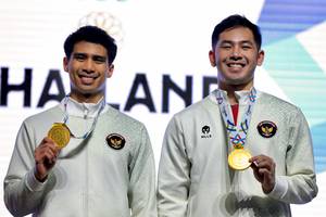 Sabar Karyaman Gutama/Moh. Reza Pahlevi Isfahani (Humas PP PBSI) Sabar Karyaman Gutama/Moh. Reza Pahlevi Isfahani (Humas PP PBSI)