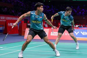 Sabar Karyaman Gutama/Moh Reza Pahlevi Isfahani (Humas PP PBSI) Sabar Karyaman Gutama/Moh Reza Pahlevi Isfahani (Humas PP PBSI)