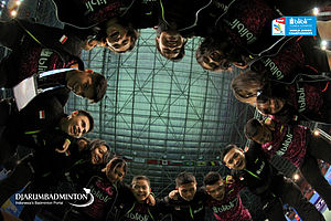 Tim Indonesia Saat Sebelum Bertanding