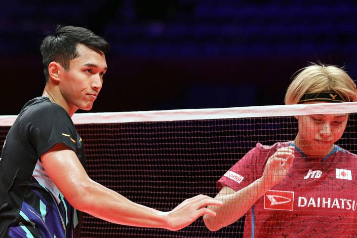 Jonatan Christie & Kodai Naraoka (Humas PP PBSI) Jonatan Christie & Kodai Naraoka (Humas PP PBSI)