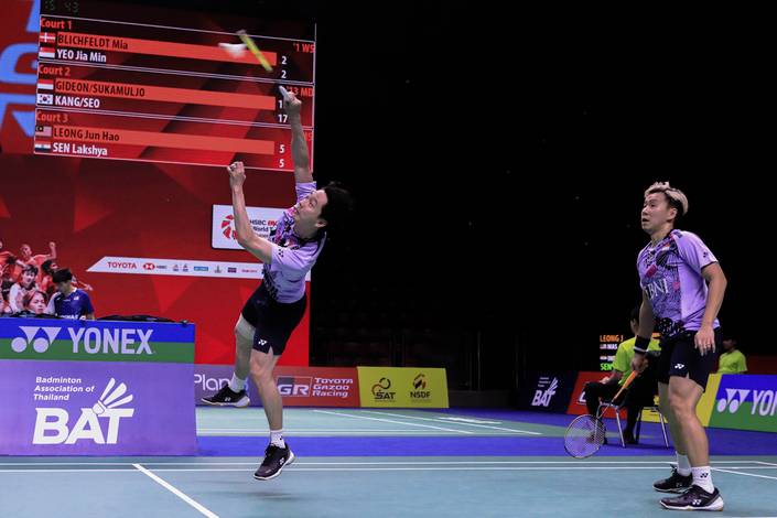 Kevin Sanjaya Sukamuljo & Marcus Fernaldi Gideon (Humas PP PBSI) Kevin Sanjaya Sukamuljo & Marcus Fernaldi Gideon (Humas PP PBSI)
