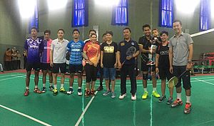 Imam Nahrawi Berfoto Bersama Para Olympian