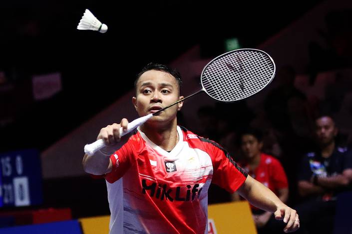 Rehan Naufal Kusharjanto (Djarum Badminton/Edward Luhukay) Rehan Naufal Kusharjanto (Djarum Badminton/Edward Luhukay)