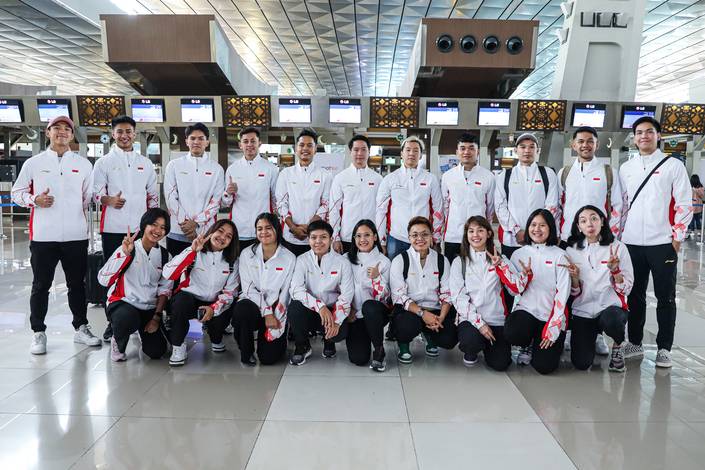 Skuad Indonesia pada Piala Sudirman 2023 (Humas PP PBSI) Skuad Indonesia pada Piala Sudirman 2023 (Humas PP PBSI)