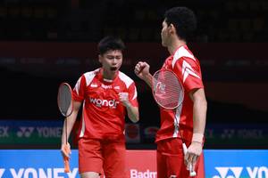Alexius Ongkytama Subagio/Aquino Evano Keneddy Tangka (Humas PP PBSI) Alexius Ongkytama Subagio/Aquino Evano Keneddy Tangka (Humas PP PBSI)