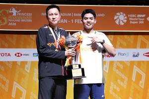 Indra Wijaya & Moh. Zaki Ubaidillah (Humas PP PBSI)