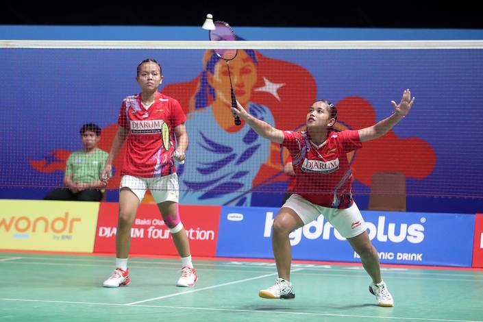 Khanza Zulfanihayah/Queeny Opsi Palamarta (Djarum Badminton/Edward Luhukay)