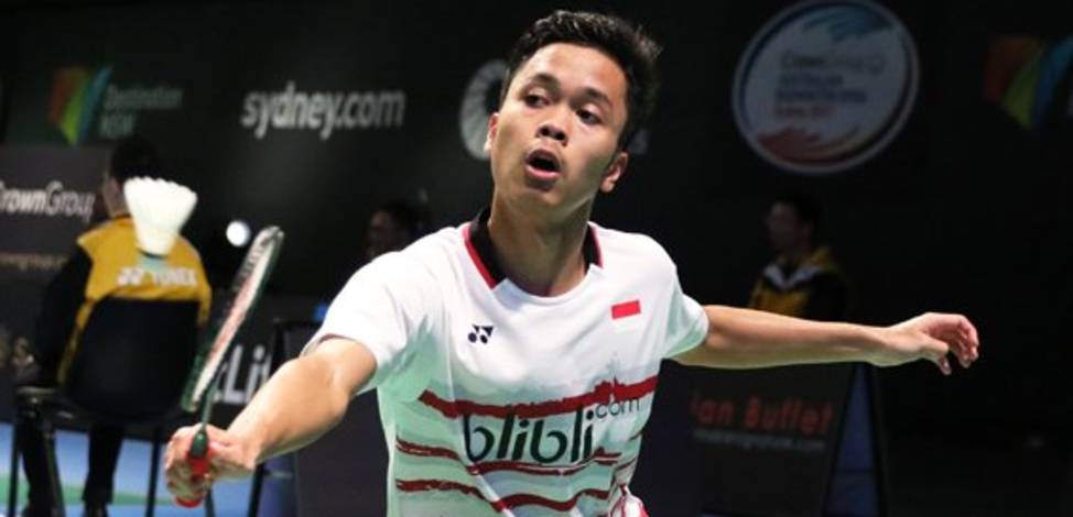 Anthony Sinisuka Ginting Melaju ke Babak Dua Australia Open Superseries 2017 (Foto: PBSI)