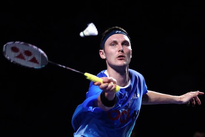Viktor Axelsen (Djarum Badminton/Edward Luhukay) Viktor Axelsen (Djarum Badminton/Edward Luhukay)