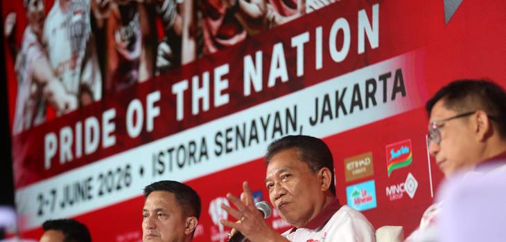 Jumpa pers Polytron Indonesia Open 2026 (Djarum Badminton/Edward Luhukay)