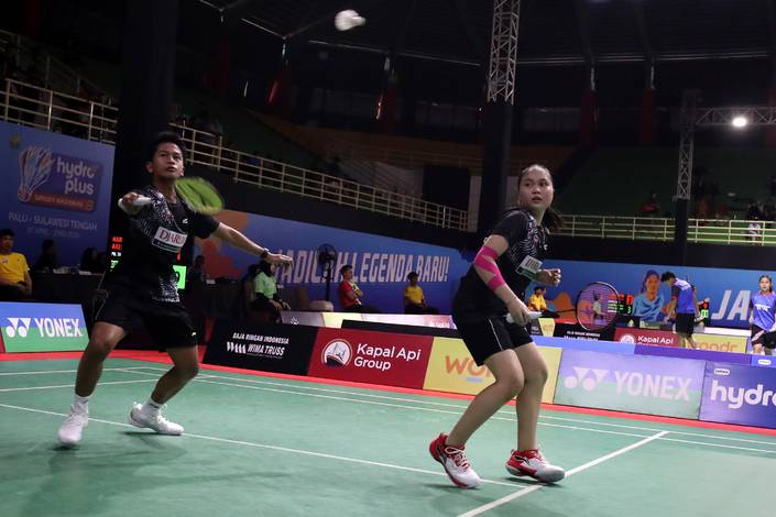 Brian Aqila Daniswara/Tiara Shaqeela Jasmine (Djarum Badminton/Edward Luhukay)