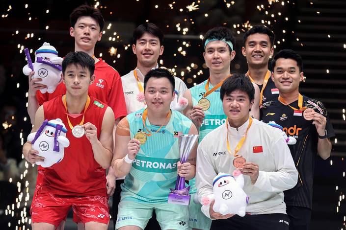 Podium Ganda Putra BAC 2025 (Humas PP PBSI) Podium Ganda Putra BAC 2025 (Humas PP PBSI)