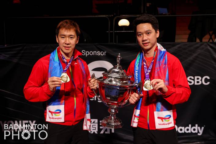 Marcus Fernaldi Gideon & Kevin Sanjaya Sukamuljo (Badminton Photo/Yohan Nonotte)