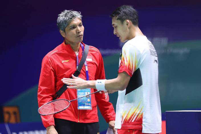 Irwansyah & Jonatan Christie (Humas PP PBSI) Irwansyah & Jonatan Christie (Humas PP PBSI)
