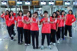 Skuad putri Indonesia pada BATC 2024 (Humas PP PBSI)