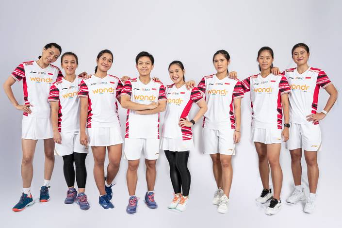 Skuad Putri Indonesia pada Piala Sudirman 2025 (Humas PP PBSI) Skuad Putri Indonesia pada Piala Sudirman 2025 (Humas PP PBSI)