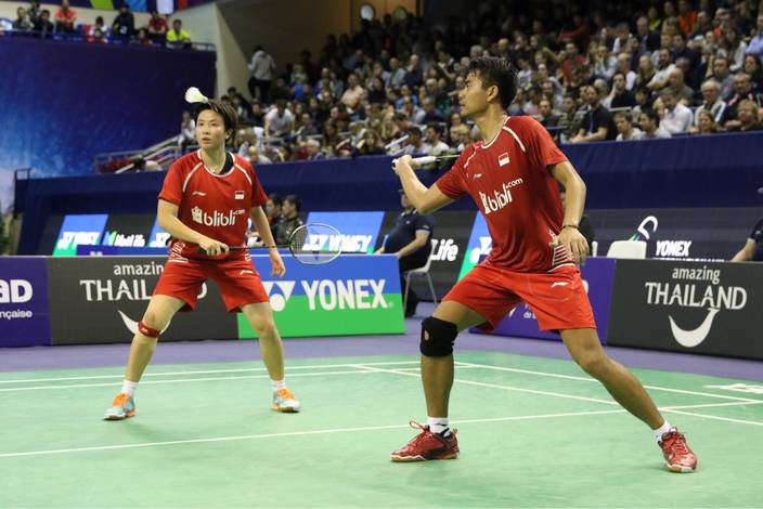 Tontowi Ahmad/Liliyana Natsir Melaju ke Babak Semifinal. (Foto: PBSI) Tontowi Ahmad/Liliyana Natsir Melaju ke Babak Semifinal. (Foto: PBSI)