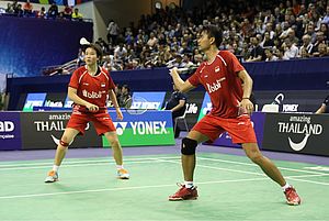 Tontowi Ahmad/Liliyana Natsir Melaju ke Babak Semifinal. (Foto: PBSI)