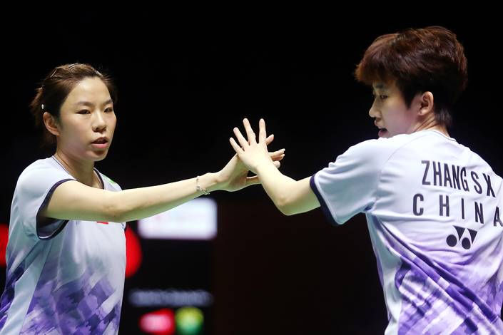Jia Yi Fan/Zhang Shu Xian (Djarum Badminton/Edward Luhukay) Jia Yi Fan/Zhang Shu Xian (Djarum Badminton/Edward Luhukay)