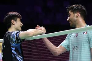 Shi Yu Qi & Toma Junior Popov (Djarum Badminton/Edward Luhukay)