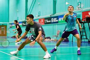 Muhammad Shohibul Fikri & Fajar Alfian (Humas PP PBSI)