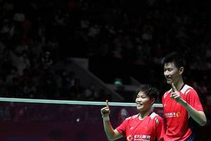 Feng Yan Zhe/Huang Dong Ping (Djarum Badminton/Edward Luhukay)