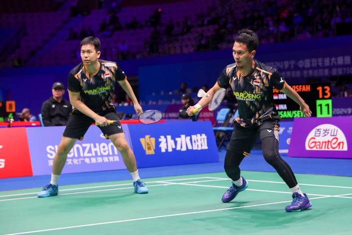 Hendra Setiawan & Mohammad Ahsan (Humas PP PBSI) Hendra Setiawan & Mohammad Ahsan (Humas PP PBSI)