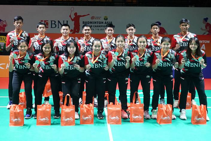 Indonesia runner-up BAJC 2023 (Humas PP PBSI) Indonesia runner-up BAJC 2023 (Humas PP PBSI)