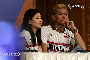 Praveen Jordan/Debby Susanto Saat Press Conference