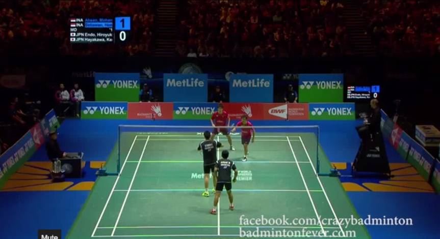 Great Rally By Ahsan/Hendra VS Endo/Hayakawa Great Rally By Ahsan/Hendra VS Endo/Hayakawa