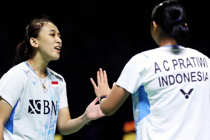 Febriana Dwipuji Kusuma dan Amallia Cahaya Pratiwi (Djarum Badminton)