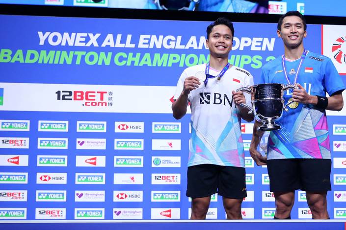 Anthony Sinisuka Ginting & Jonatan Christie (Humas PP PBSI)