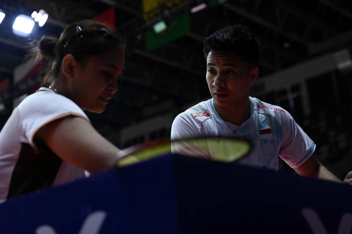 Bernadine Anindya Wardana & Dejan Ferdinansyah (Djarum Badminton)