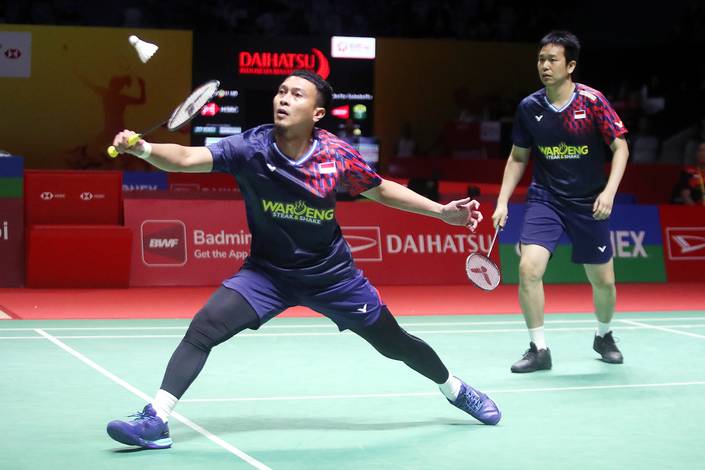 Mohammad Ahsan/Hendra Setiawan (Djarum Badminton/Edward Luhukay) Mohammad Ahsan/Hendra Setiawan (Djarum Badminton/Edward Luhukay)