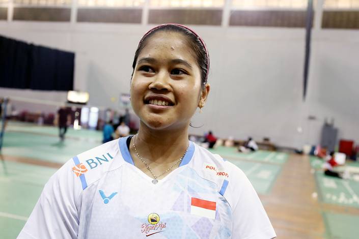 Febi Setianingrum (Djarum Badminton/Edward Luhukay) Febi Setianingrum (Djarum Badminton/Edward Luhukay)