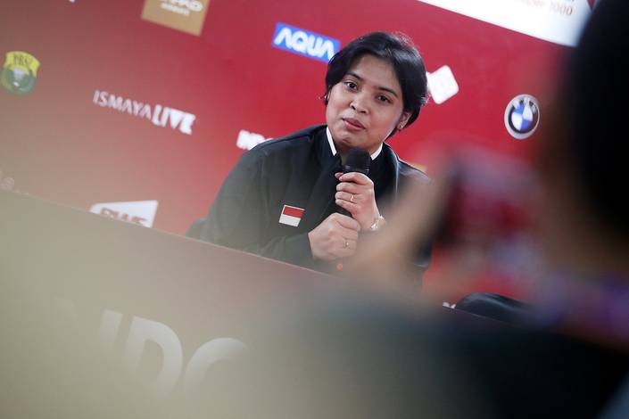 Gregoria Mariska Tunjung (Djarum Badminton/Edward Luhukay) Gregoria Mariska Tunjung (Djarum Badminton/Edward Luhukay)
