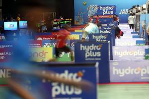 Suasana pertandingan HYDROPLUS Sirnas A Jateng 2026 (Djarum Badminton/Edward Luhukay)
