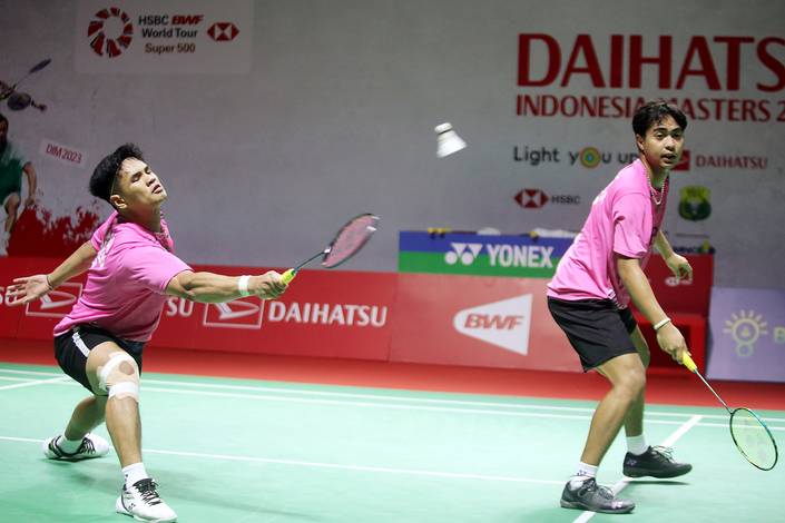 Muhammad Rayhan Nur Fadillah/Rahmat Hidayat (Djarum Badminton) Muhammad Rayhan Nur Fadillah/Rahmat Hidayat (Djarum Badminton)