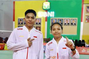 Moh. Zaki Ubaidillah & Rinjani Kwinnara Nastine (Humas PP PBSI)