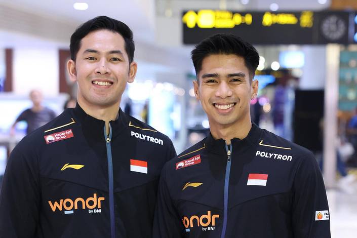 Sabar Karyaman Gutama/Moh Reza Pahlevi Isfahani (Humas PP PBSI)