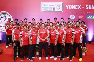 Skuad Indonesia pada World Junior Mixed Team Championships 2025 (Humas PP PBSI)