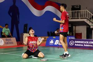 Christian Steven Refliano Oktavianus/Hebert Peter Arthur Runtu (Djarum Badminton/Edward Luhukay)