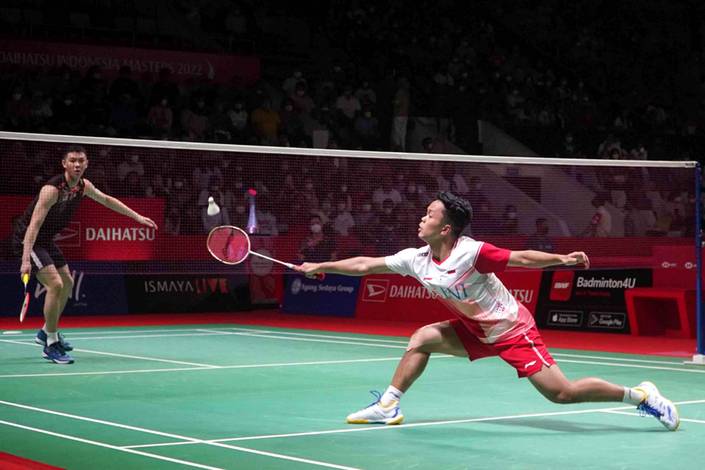Lee Zii Jia & Anthony Sinisuka Ginting (Humas PP PBSI) Lee Zii Jia & Anthony Sinisuka Ginting (Humas PP PBSI)