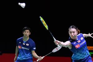 Yuta Watanabe & Arisa Higashino (Humas PP PBSI)