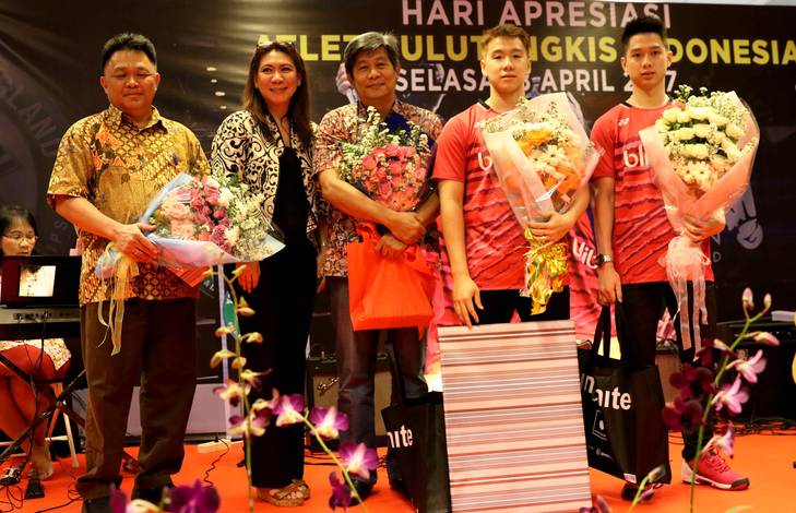 Lius Pongoh, Susy Susanti, Herry Iman Pierngadi, Marcus dan Kevin Sanjaya Lius Pongoh, Susy Susanti, Herry Iman Pierngadi, Marcus dan Kevin Sanjaya