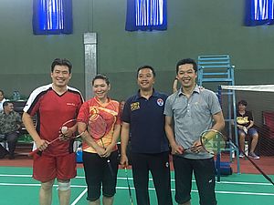 Alan Budikusuma, Susi Susanti, Imam Nahrawi dan Taufik Hidayat.